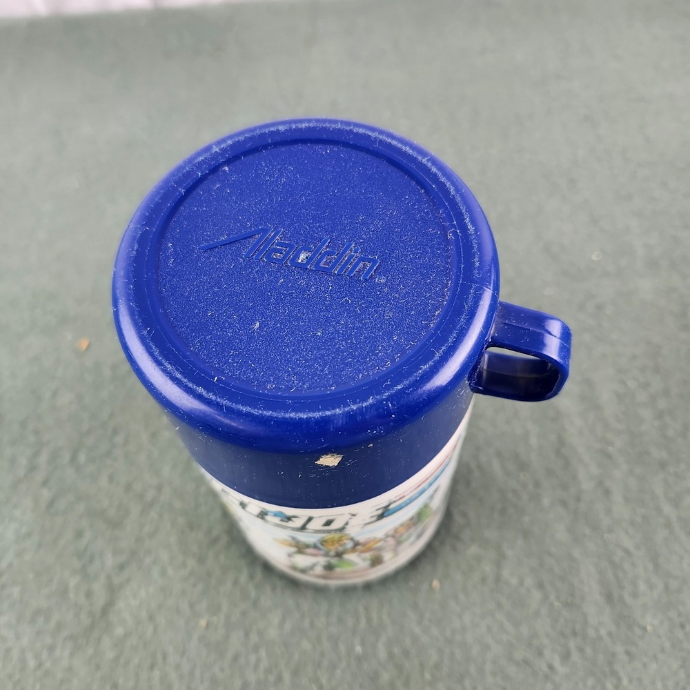 VINTAGE GI JOE ALADDIN THERMOS 1986 HASBRO‎ DUKE SNAKE EYES SCARLET - READ - Picture 3 of 8
